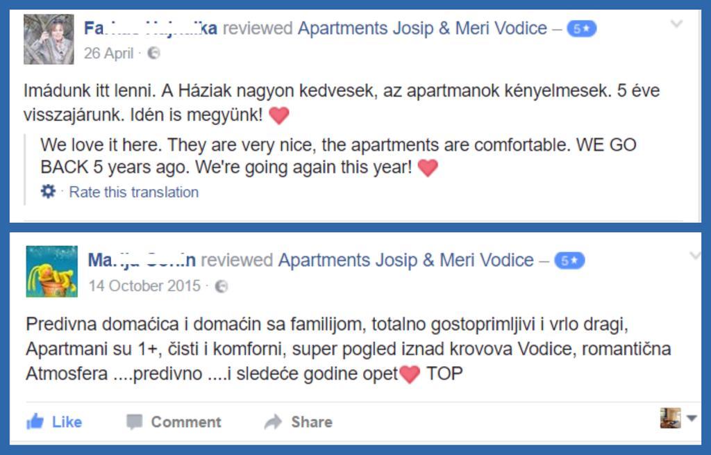 Apartments Meri 沃迪切 外观 照片
